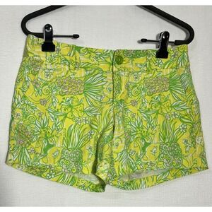 Lilly Pulitzer The Callahan Short Size‎ 4 Tropical Print